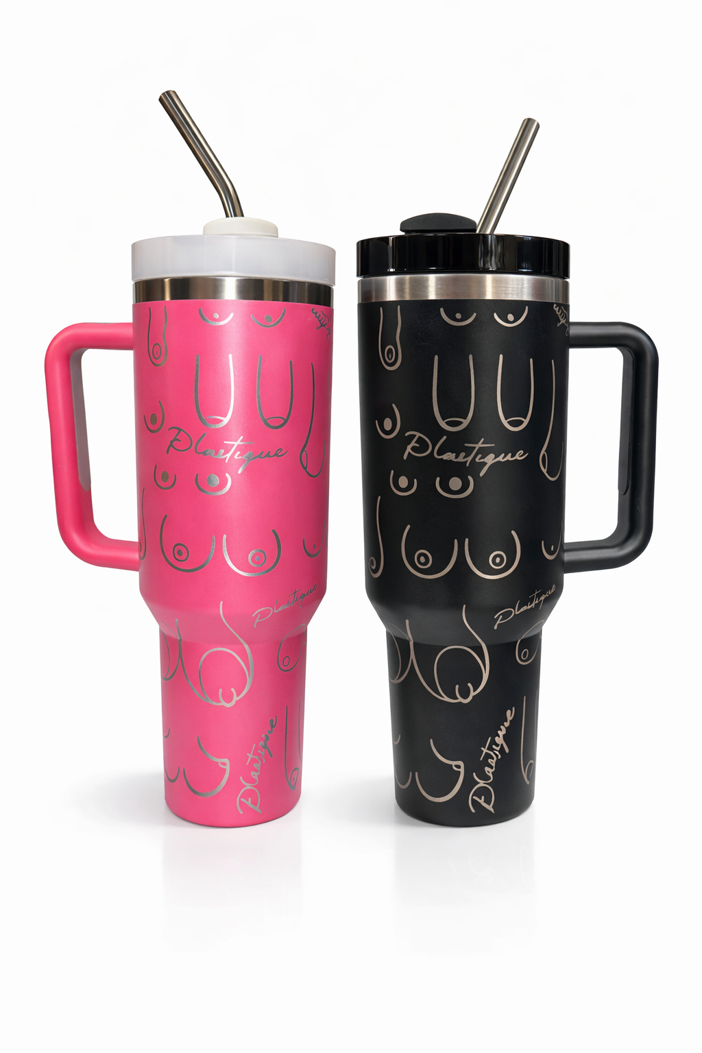 Plastique Plastic Surgery 40 oz Tumbler - Black