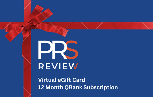 12 Month PRS Review Qbank Subscription eGift Card