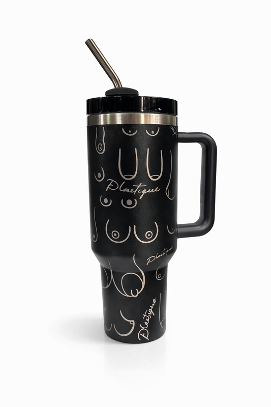 Plastique Plastic Surgery 40 oz Tumbler - Black